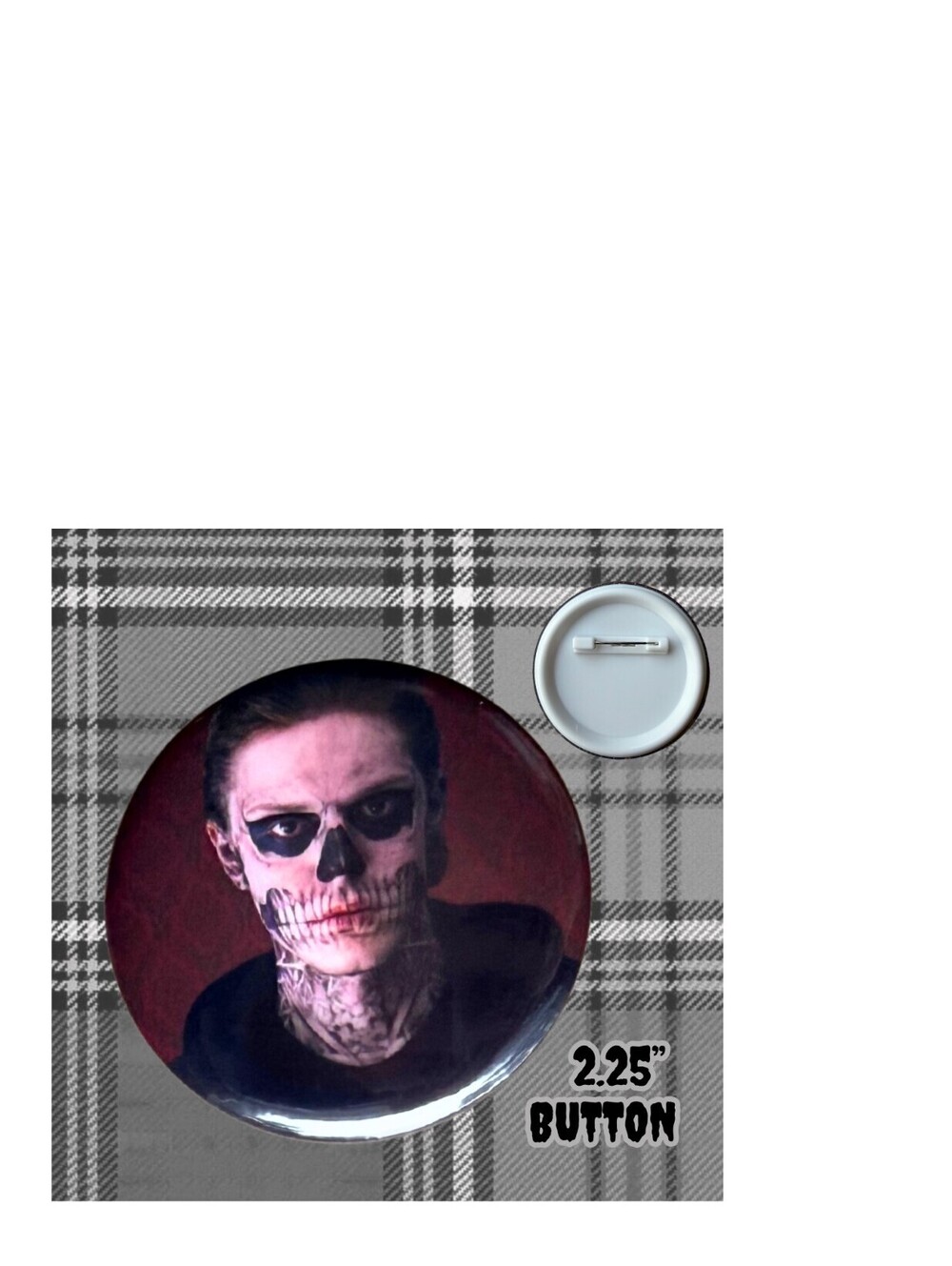 Tate Langdon AHS Murder House Inspired 2.25” Button